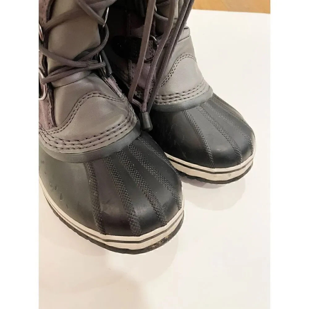 Sorel Joan Of Arctic Winter Snow Boot  Waterproof size 6 Grey Apres Ski